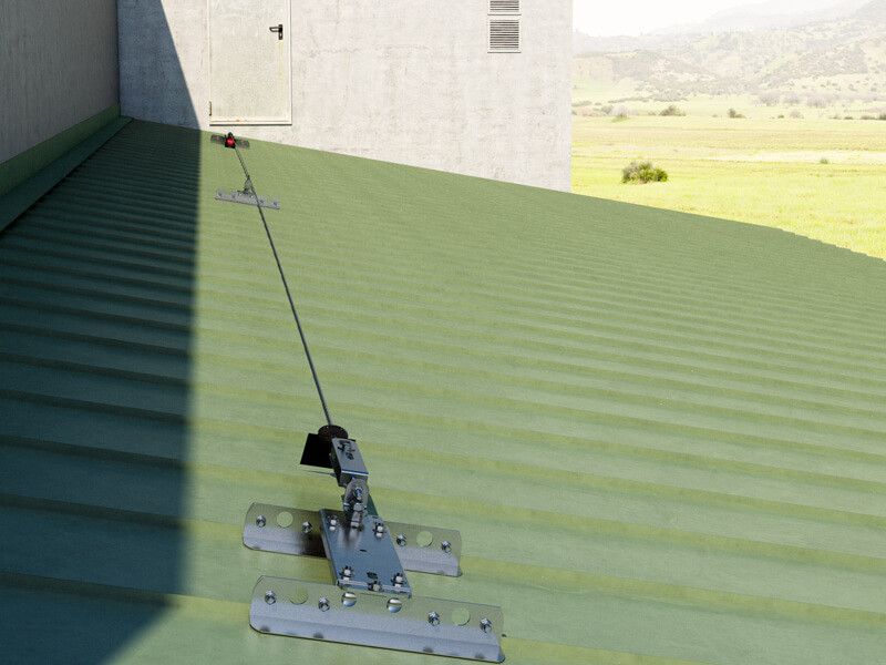 Крепление анкерное одинарное для фальцевых крыш 104х113х400 мм Holz Technic SIANKINT65, нержавеющая сталь А2 - фото